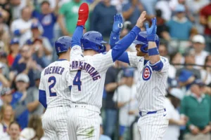 dodgers vs chicago cubs match player stats