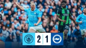 man city vs brighton & hove albion f.c. timeline